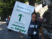 Marco col cartello del primo crotto